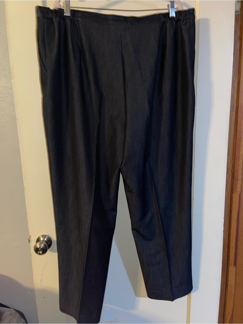 Ruby Rd. Dark Gray Straight-Leg Pants - Picture 2 of 3